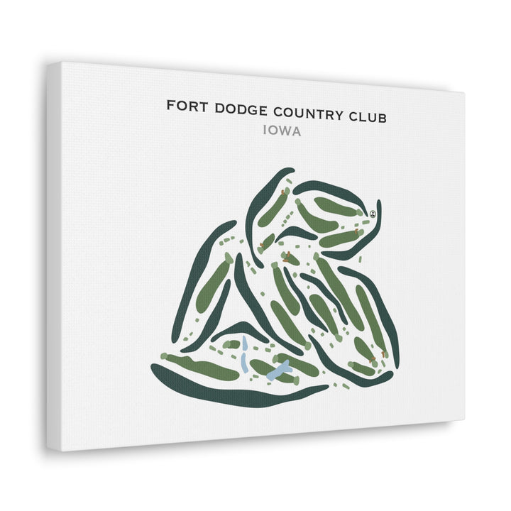 Fort Dodge Country Club, Iowa - Printed Golf Courses