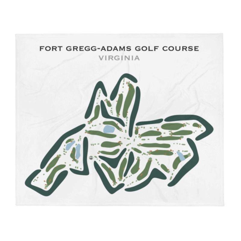 Fort Gregg-Adams Golf Course, Virginia - Printed Golf Courses