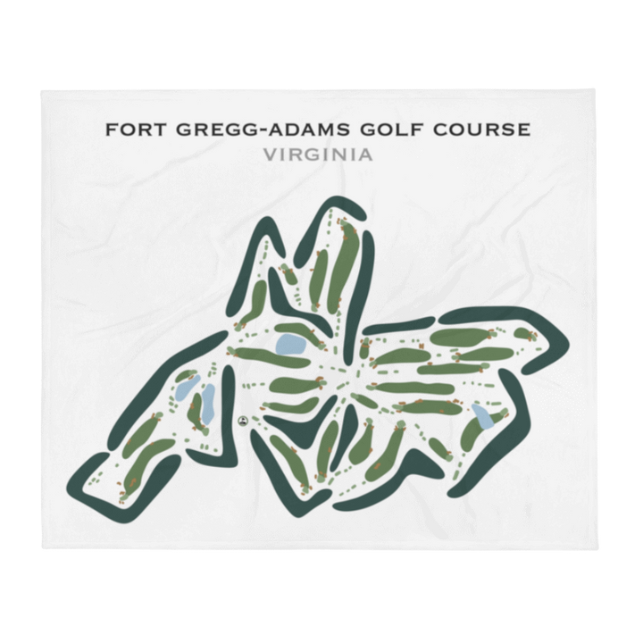 Fort Gregg-Adams Golf Course, Virginia - Printed Golf Courses