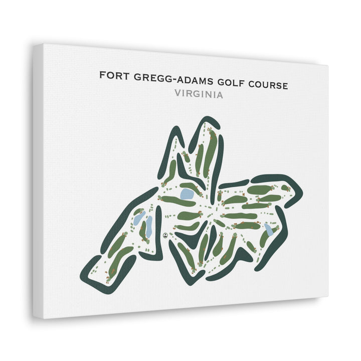 Fort Gregg-Adams Golf Course, Virginia - Printed Golf Courses