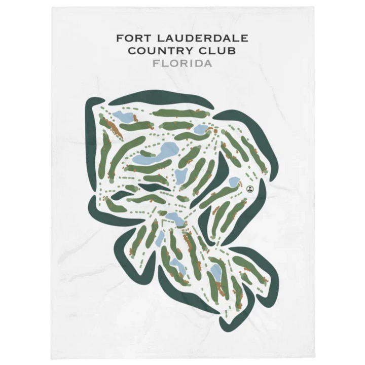 Fort Lauderdale Country Club, Florida - Printed Golf Courses