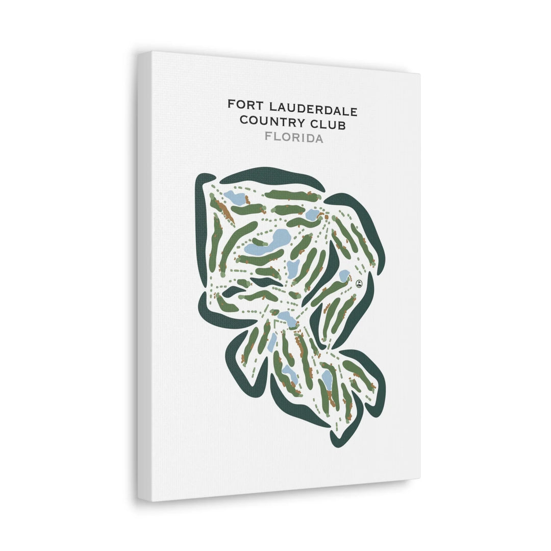 Fort Lauderdale Country Club, Florida - Printed Golf Courses