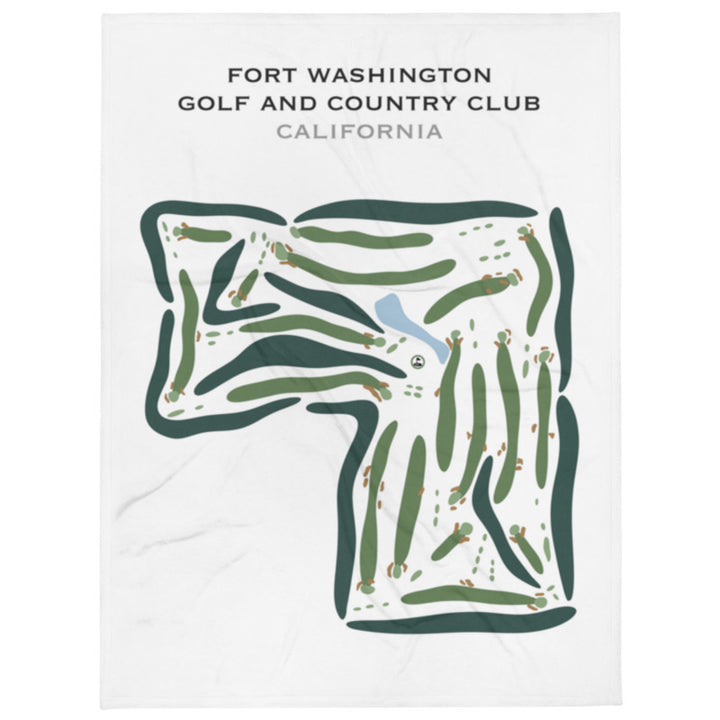 Fort Washington Country Club, California - Printed Golf Courses