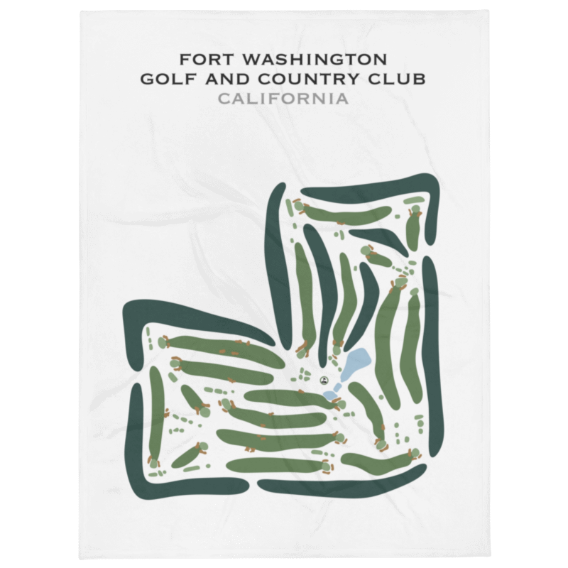 Fort Washington Golf & Country Club, California - Printed Golf Courses