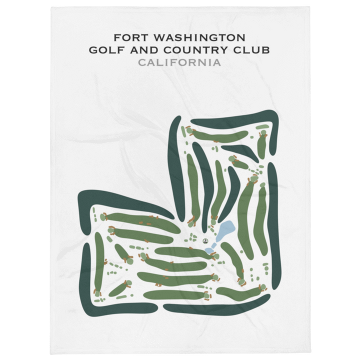 Fort Washington Golf & Country Club, California - Printed Golf Courses