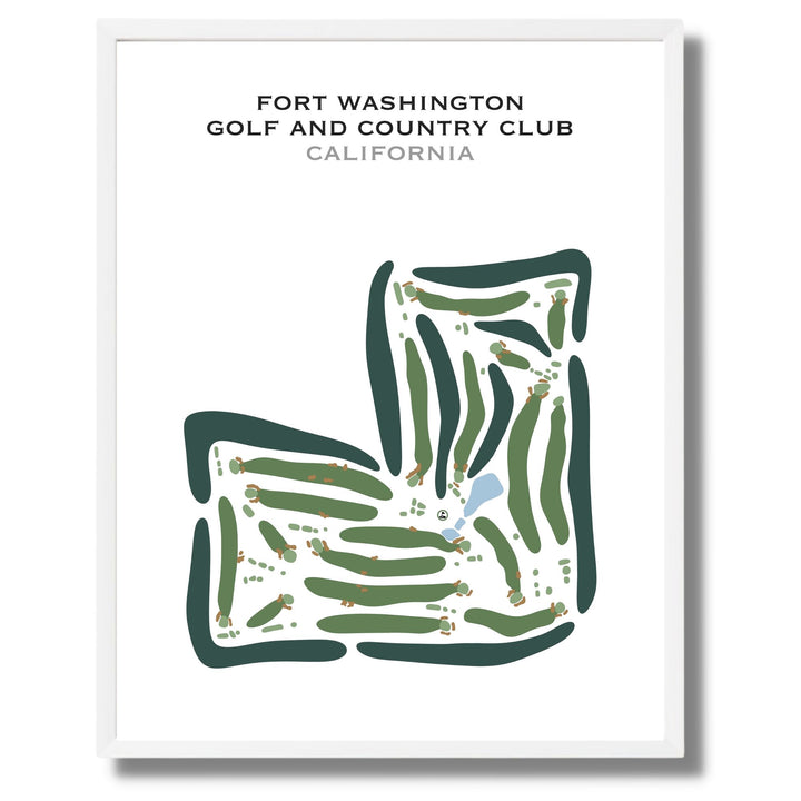 Fort Washington Golf & Country Club, California - Printed Golf Courses