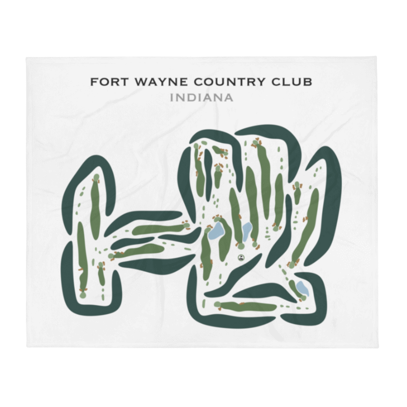 Fort Wayne Country Club, Indiana - Printed Golf Courses