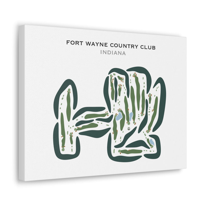 Fort Wayne Country Club, Indiana - Printed Golf Courses