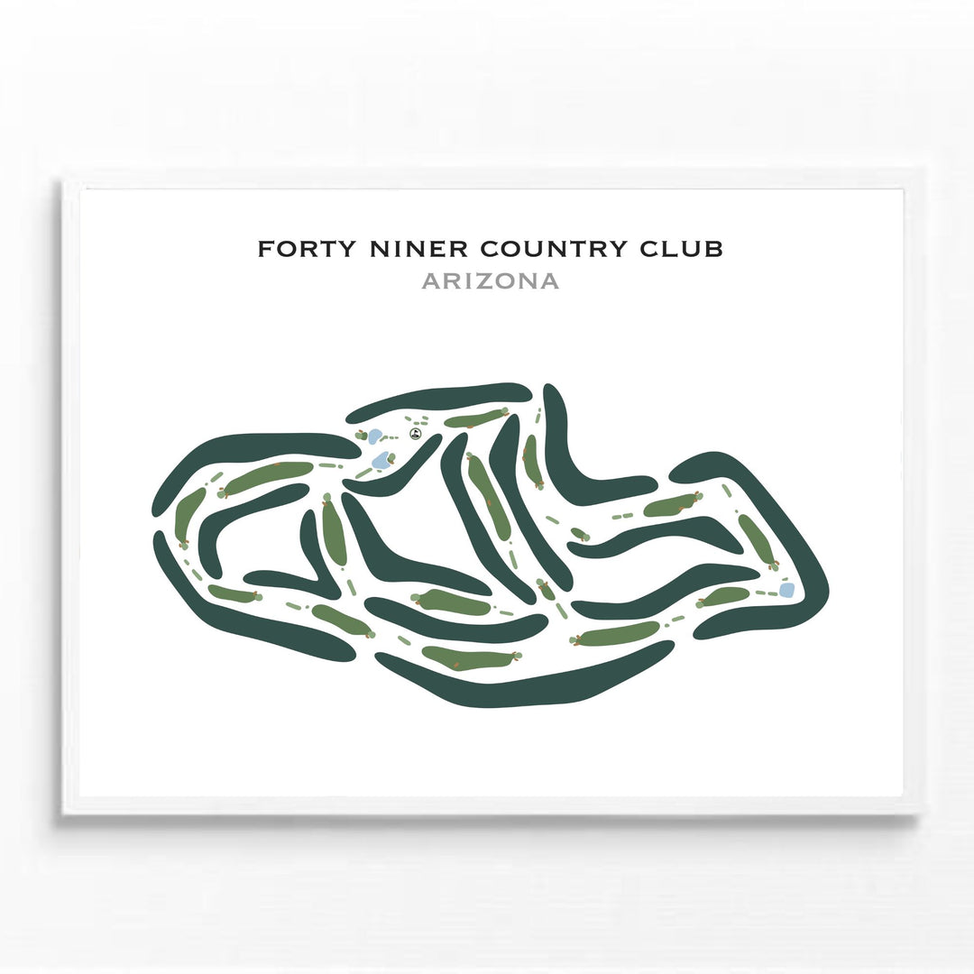 Forty Niner Country Club, Arizona - Printed Golf Courses