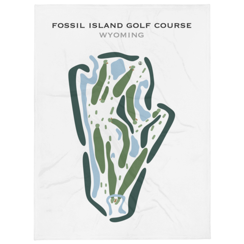 Fossil Island Golf Course, Wyoming - Printed Golf Courses