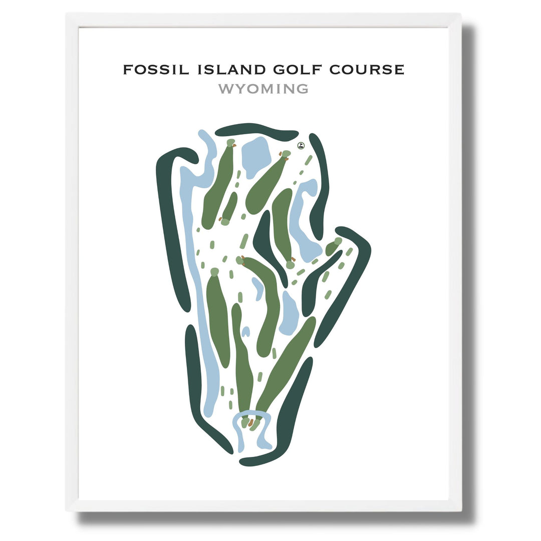 Fossil Island Golf Course, Wyoming - Printed Golf Courses