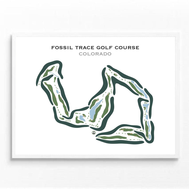 Fossil Trace Golf Club, Colorado - Printed Golf Courses - Golf Course Prints