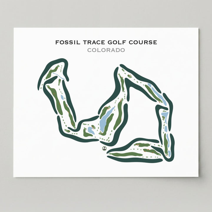 Fossil Trace Golf Course, Colorado - Printed Gold Courses
