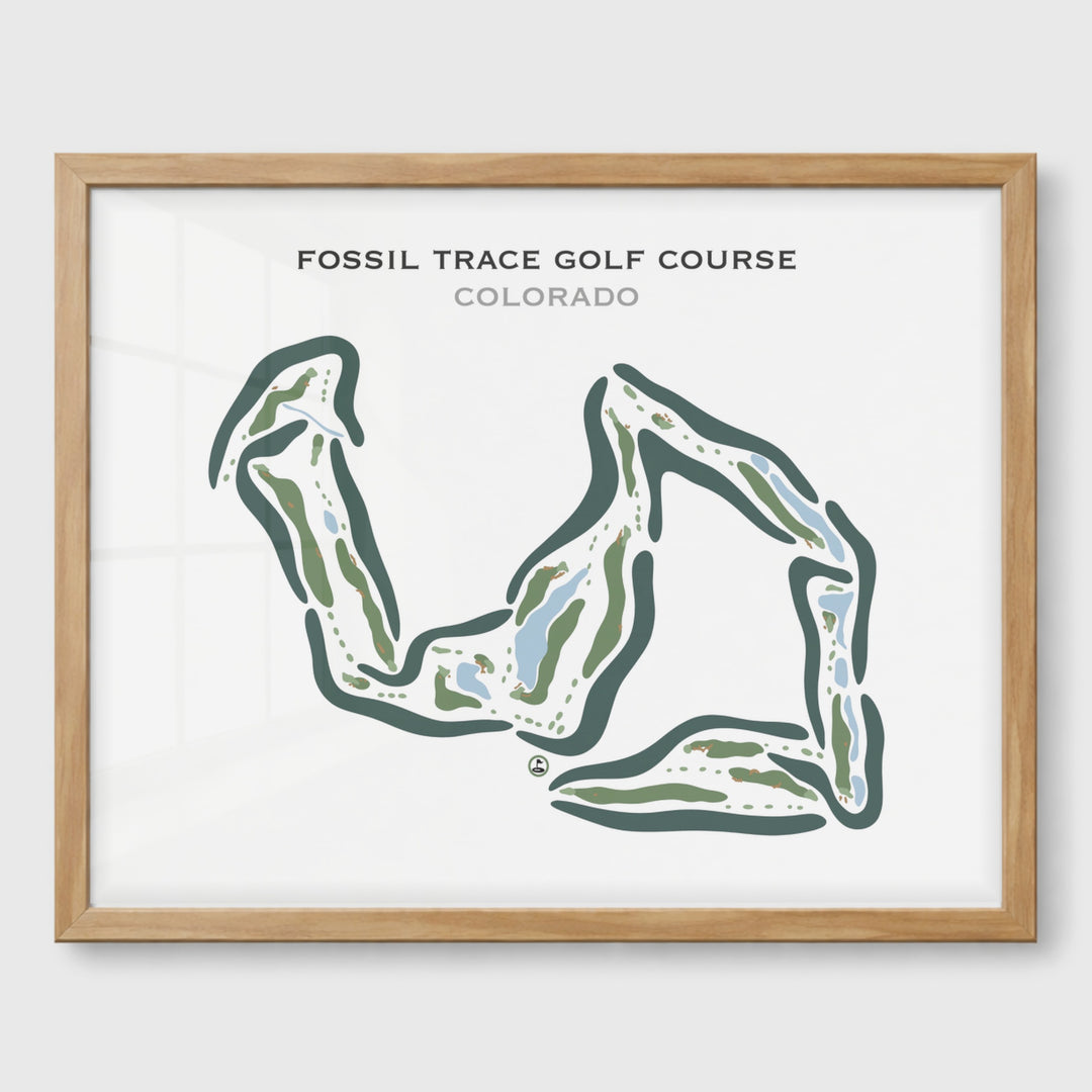 Fossil Trace Golf Course, Colorado - Printed Gold Courses
