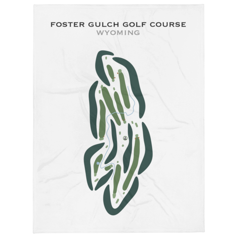 Foster Gulch Golf Course, Wyoming - Printed Golf Courses