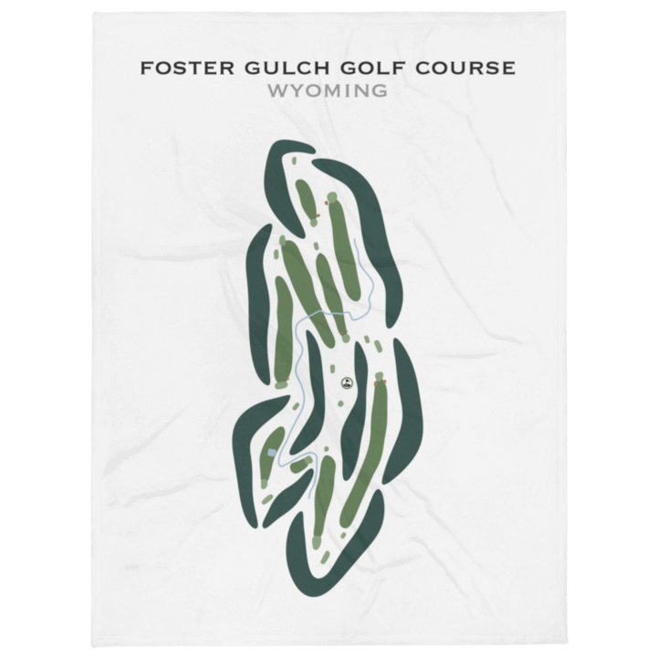 Foster Gulch Golf Course, Wyoming - Printed Golf Courses