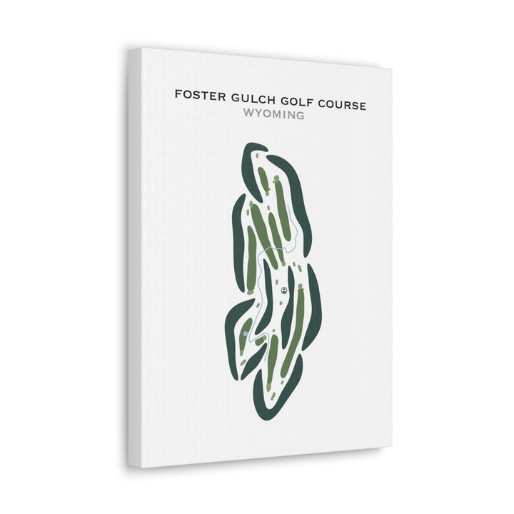 Foster Gulch Golf Course, Wyoming - Printed Golf Courses