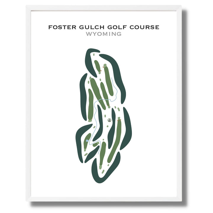 Foster Gulch Golf Course, Wyoming - Printed Golf Courses