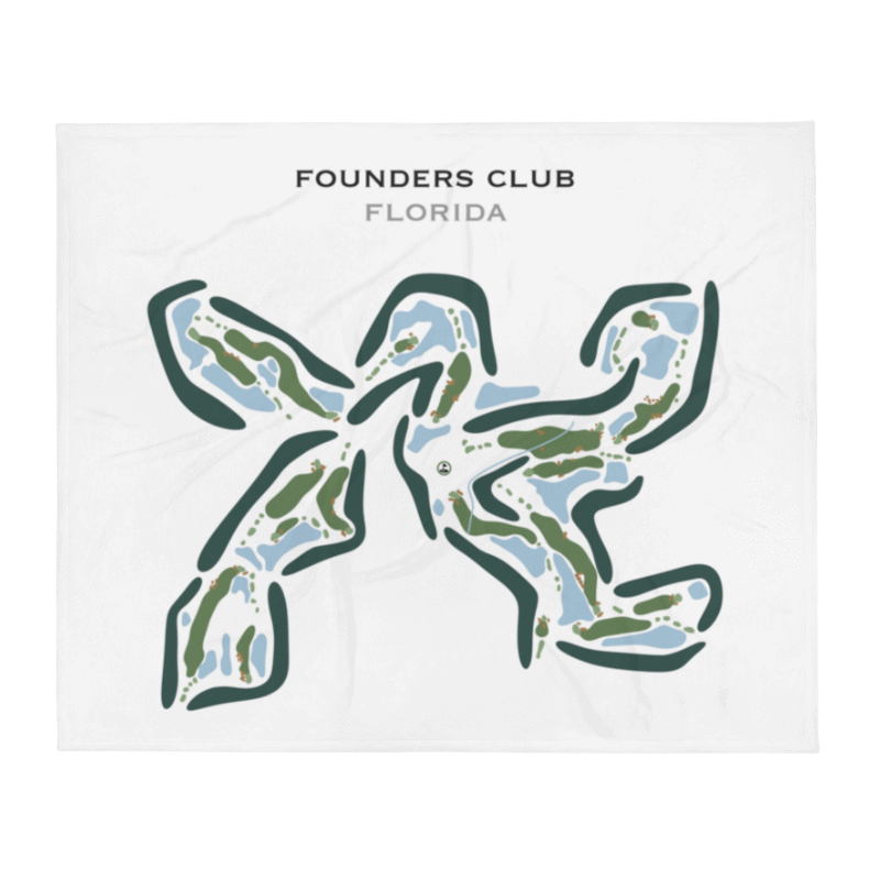 Founders Golf Club, Florida - Printed Golf Courses