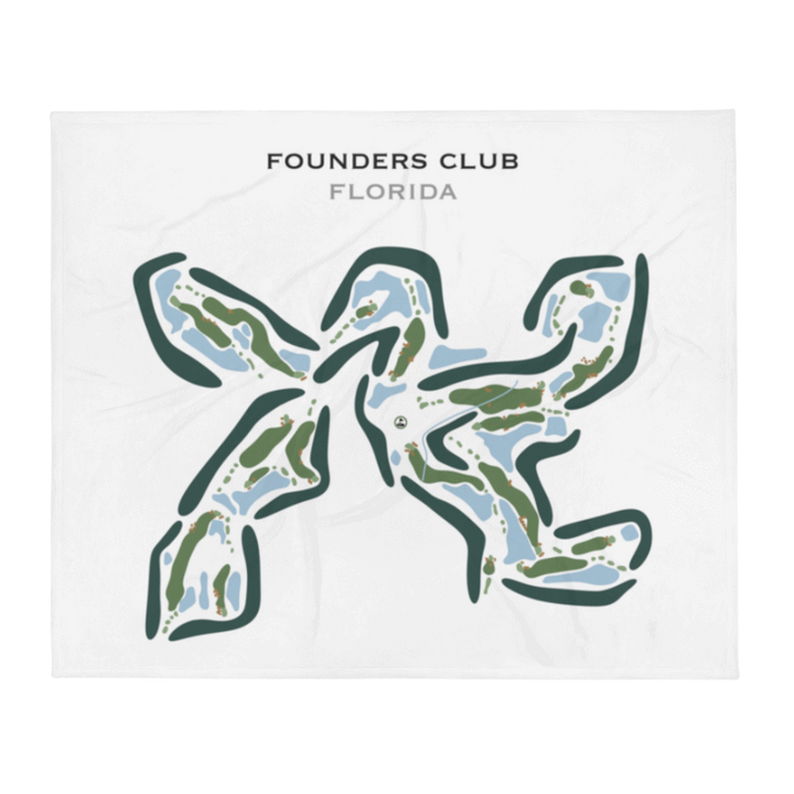 Founders Golf Club, Florida - Printed Golf Courses