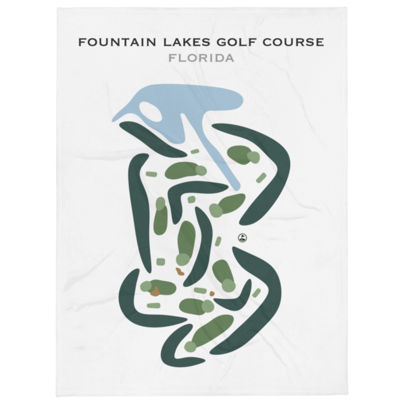 Fountain Lakes Golf Course, Florida - Printed Golf Courses