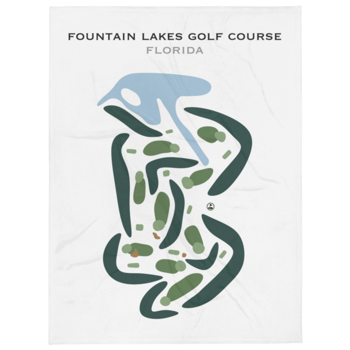 Fountain Lakes Golf Course, Florida - Printed Golf Courses