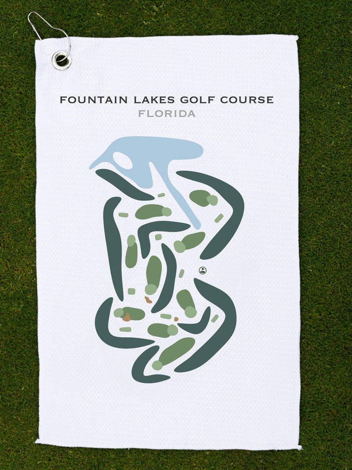 Fountain Lakes Golf Course, Florida - Printed Golf Courses