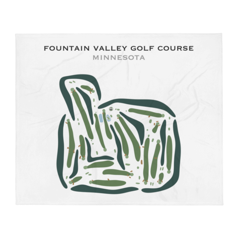 Fountain Valley Golf Course, Minnesota - Printed Golf Courses