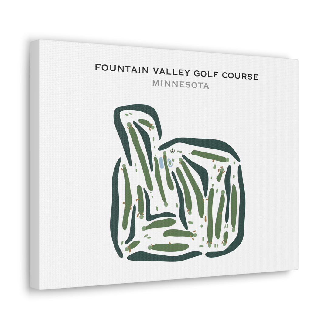 Fountain Valley Golf Course, Minnesota - Printed Golf Courses