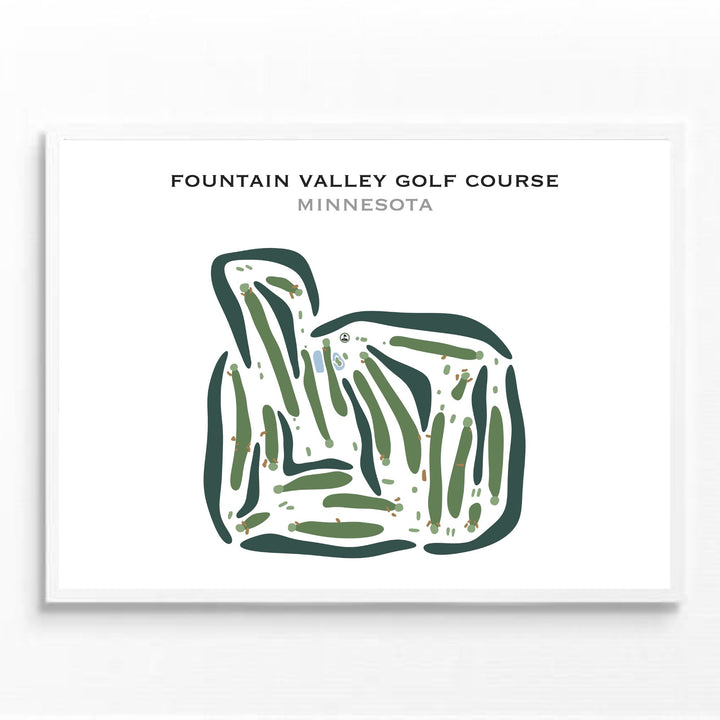 Fountain Valley Golf Course, Minnesota - Printed Golf Courses