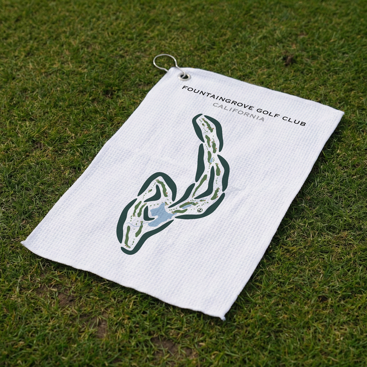 Fountaingrove Golf & Athletic Club, California - Printed Golf Courses
