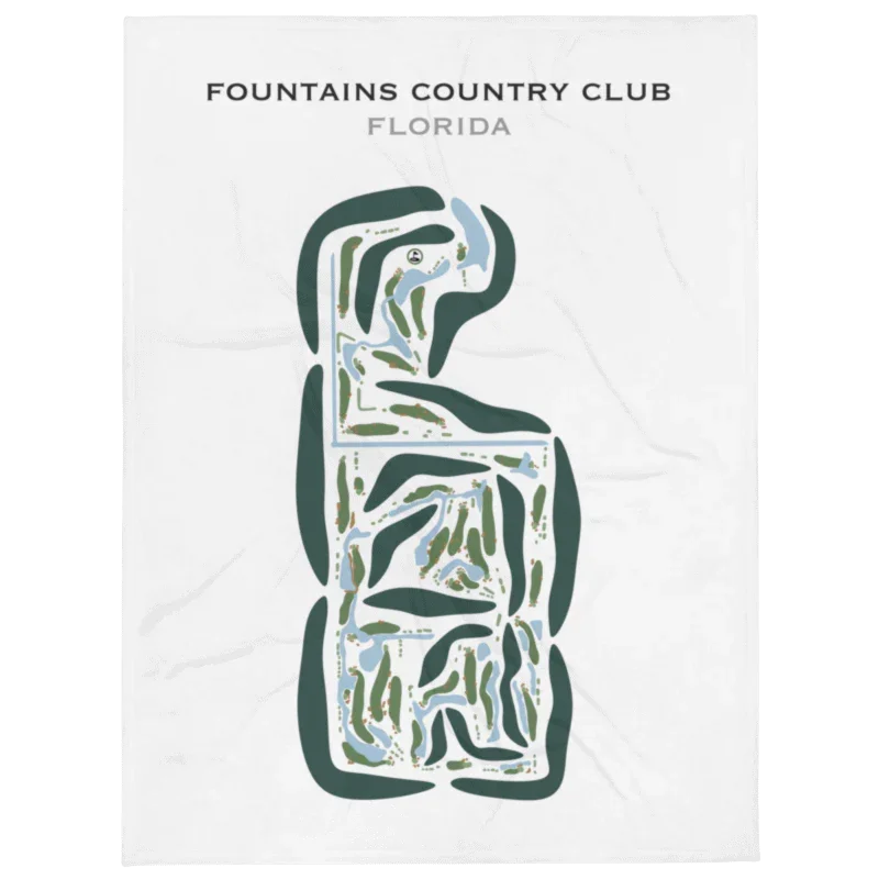 Fountains Country Club, Florida - Printed Golf Courses
