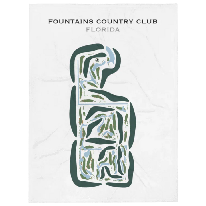 Fountains Country Club, Florida - Printed Golf Courses