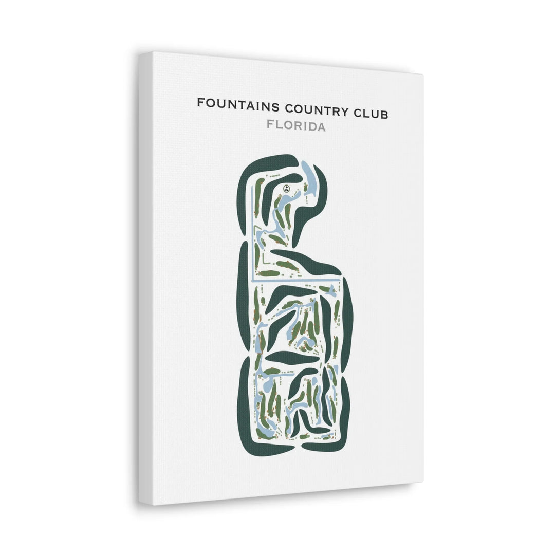 Fountains Country Club, Florida - Printed Golf Courses