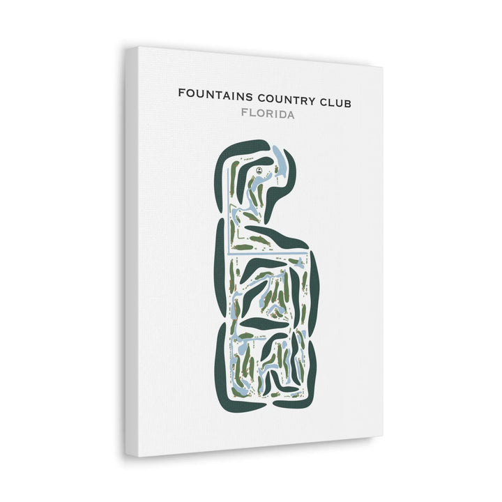 Fountains Country Club, Florida - Printed Golf Courses