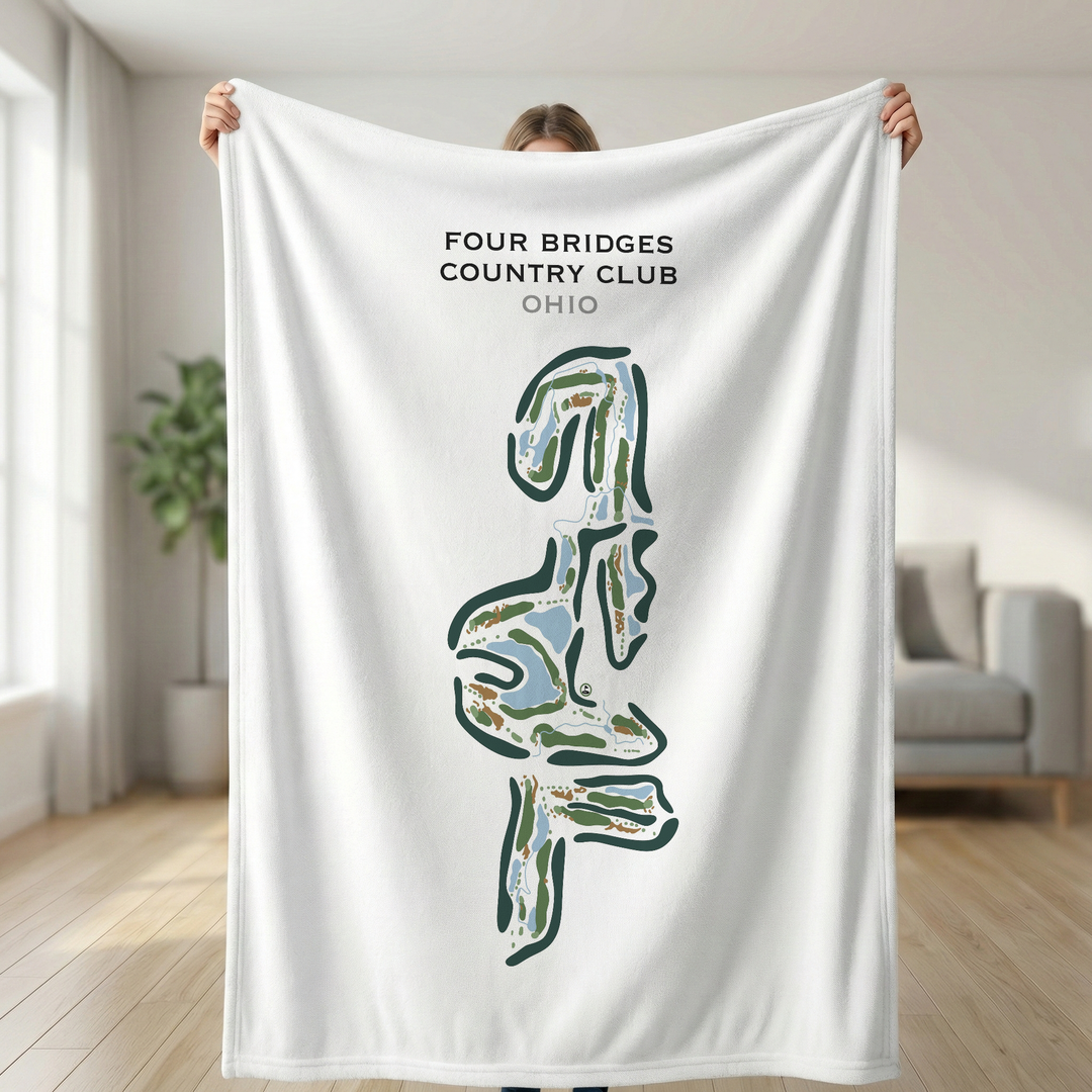 Four Bridges Country Club, Ohio - Printed Golf Courses