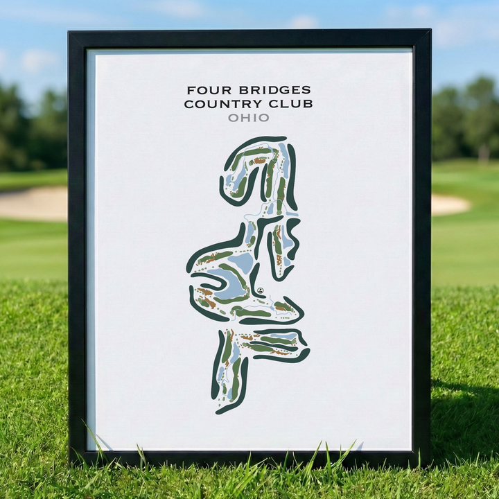 Four Bridges Country Club, Ohio - Printed Golf Courses