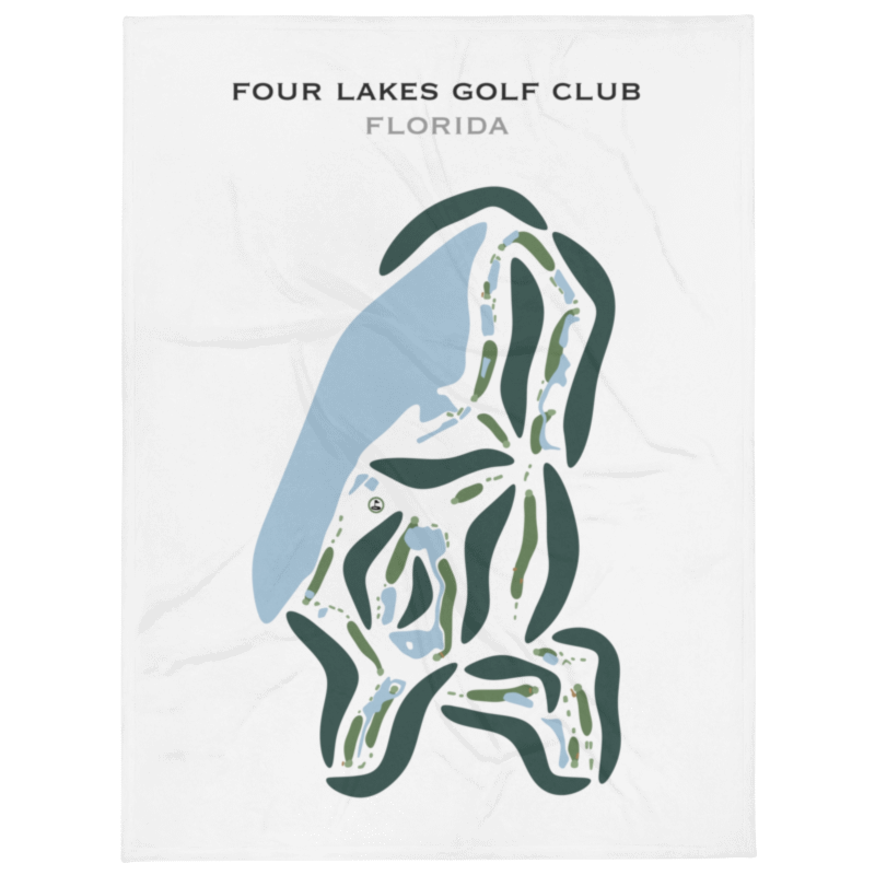 Four Lakes Golf Club, Florida - Printed Golf Courses