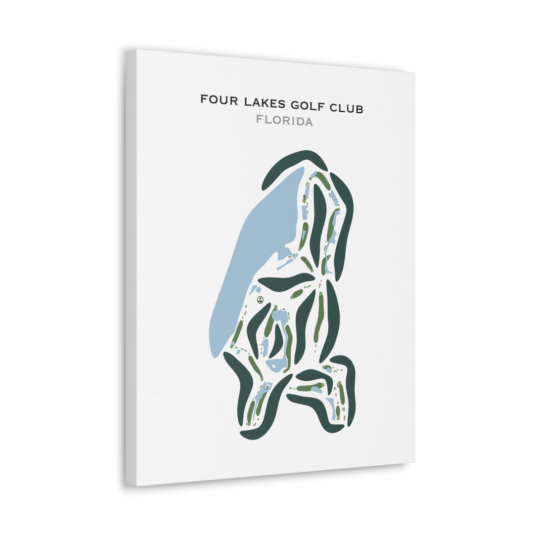 Four Lakes Golf Club, Florida - Printed Golf Courses
