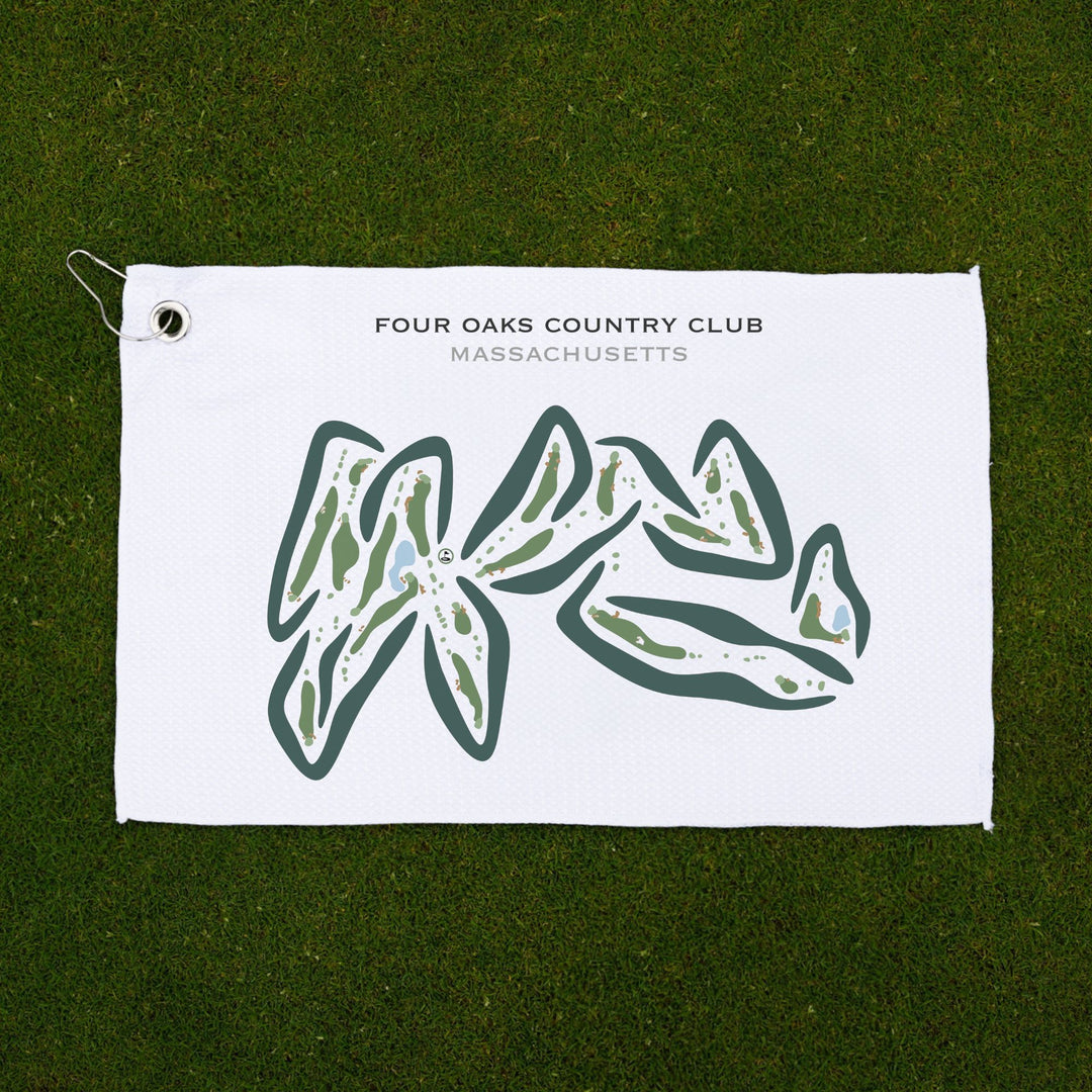 Four Oaks Country Club, Massachusetts - Printed Golf Courses