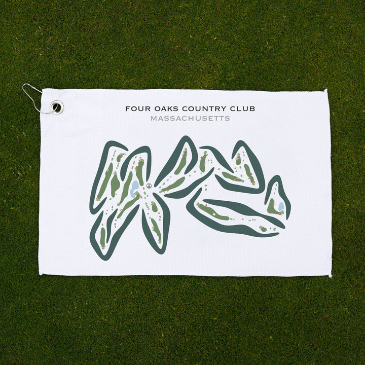 Four Oaks Country Club, Massachusetts - Printed Golf Courses