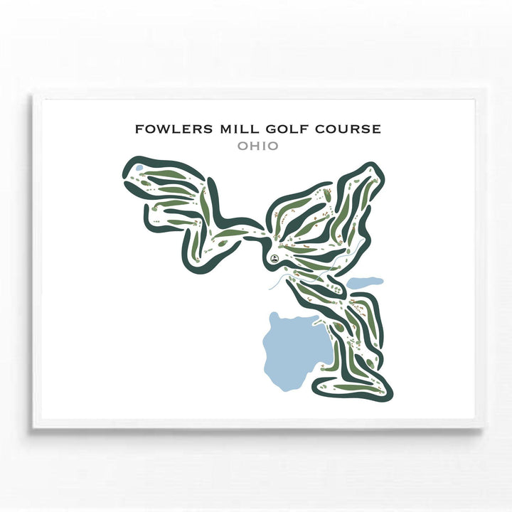 Fowler's Mill Golf Course, Ohio - Printed Golf Courses - Golf Course Prints