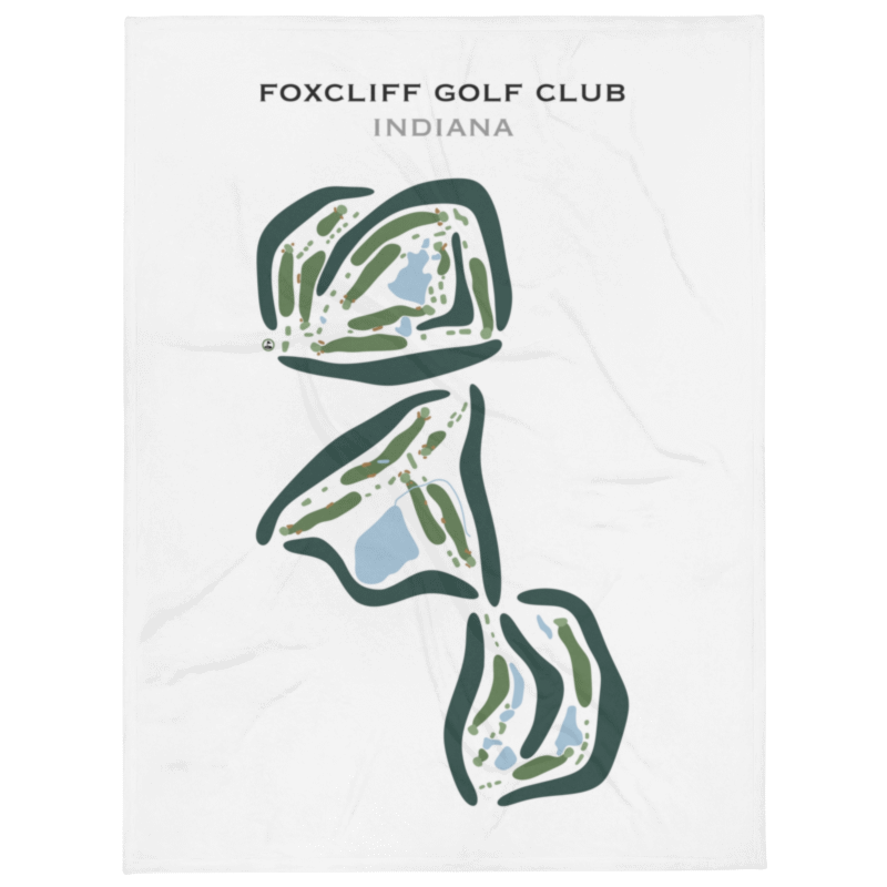 Foxcliff Golf Club, Indiana - Printed Golf Course