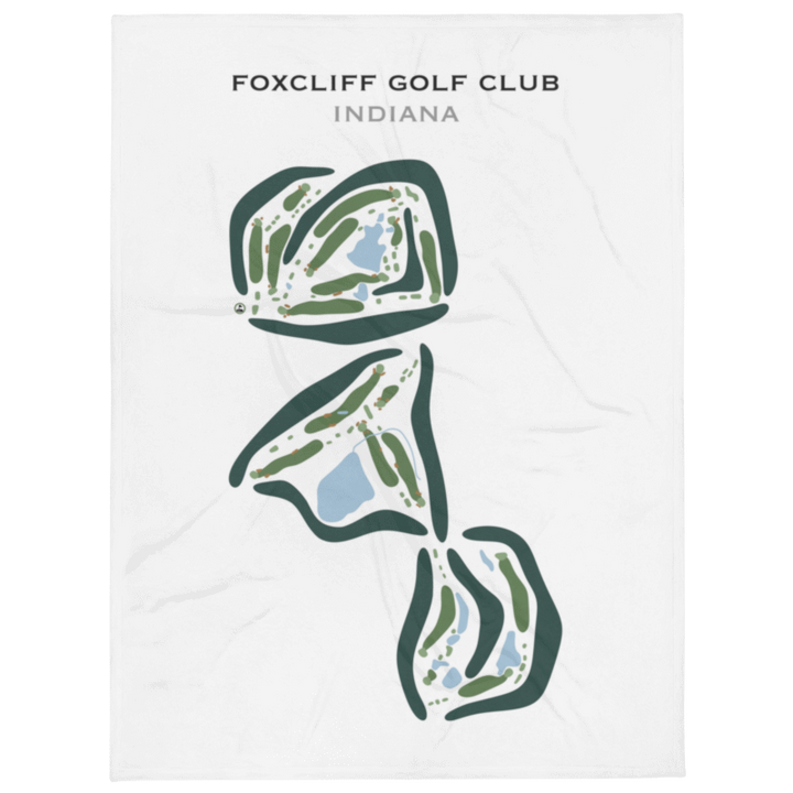 Foxcliff Golf Club, Indiana - Printed Golf Course