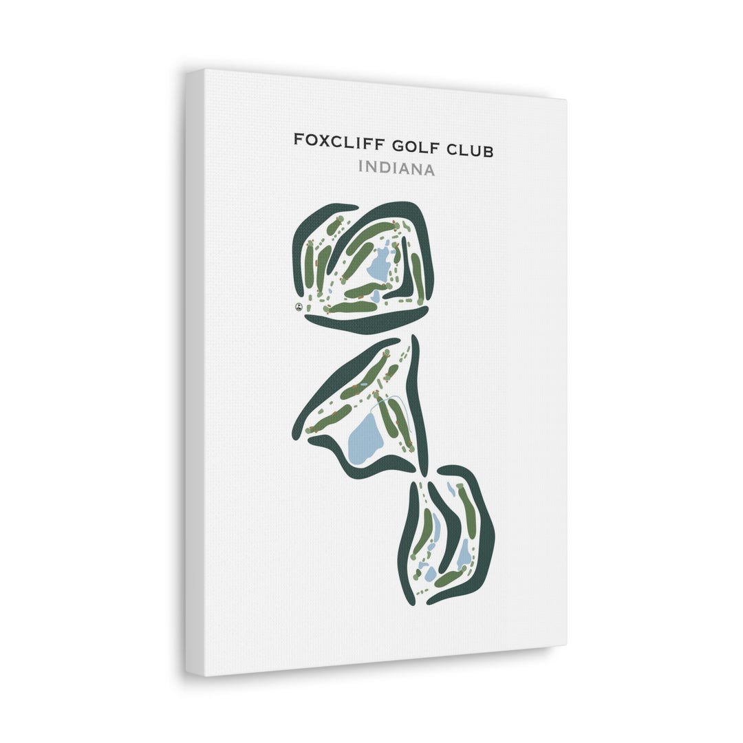 Foxcliff Golf Club, Indiana - Printed Golf Course