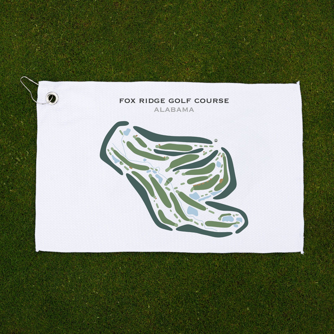 Fox Ridge Golf Course, Alabama - Printed Golf Courses
