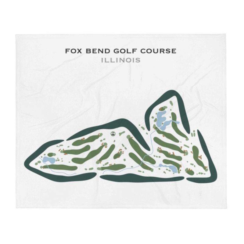 Fox Bend Golf Course, Illinois - Printed Golf Courses