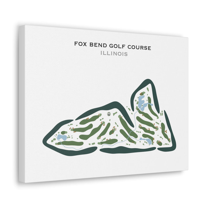 Fox Bend Golf Course, Illinois - Printed Golf Courses