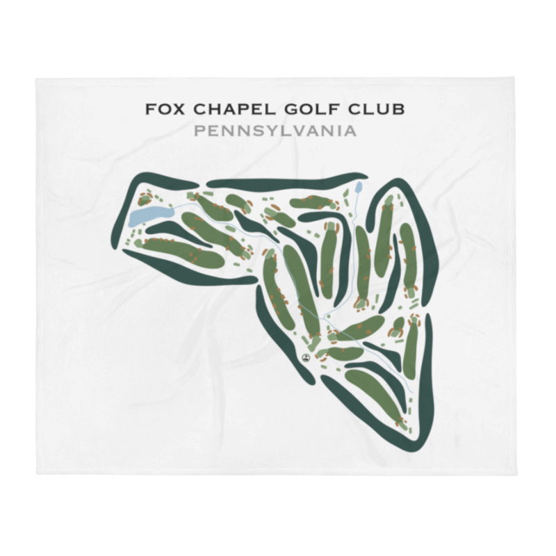 Fox Chapel Golf Club, Pennsylvania - Printed Golf Courses