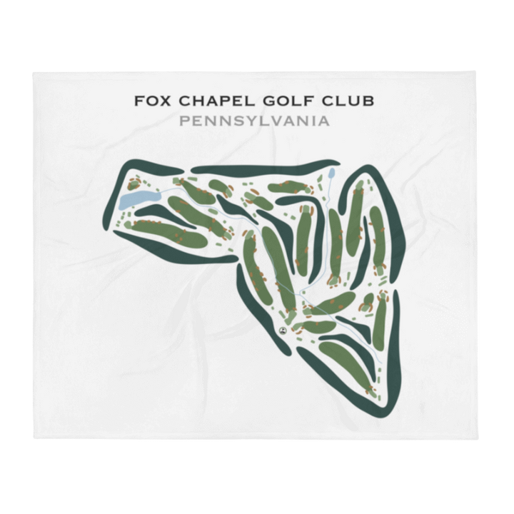 Fox Chapel Golf Club, Pennsylvania - Printed Golf Courses